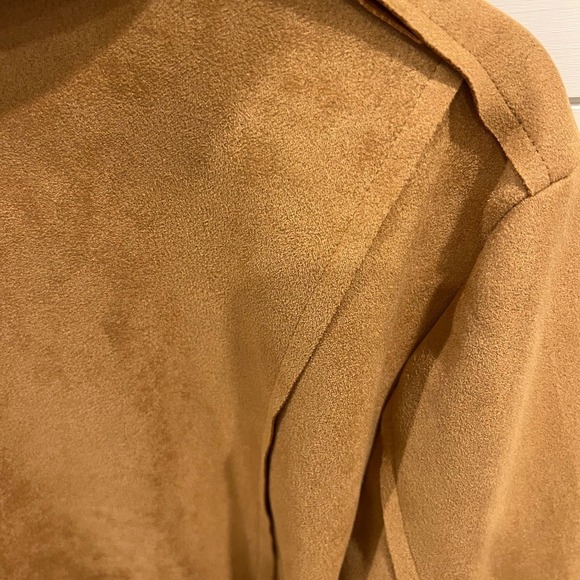 Faux Suede Women's Medium Jacket - Picture 4 of 9